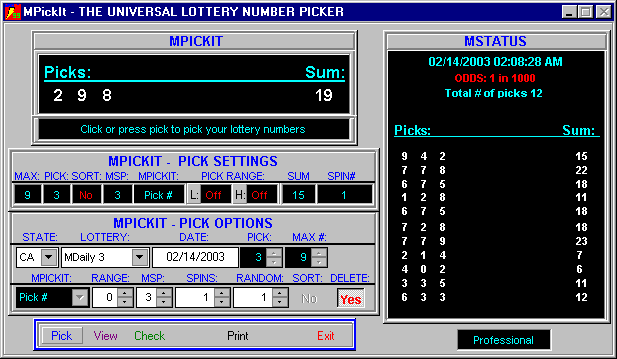 md lottery pick 3 md lottery pick 3