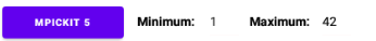 Use Limits to select the pick range for the lottery you plan to play. First, enter the minimum number for the lottery you plan to play. Next, enter the maximum number. 